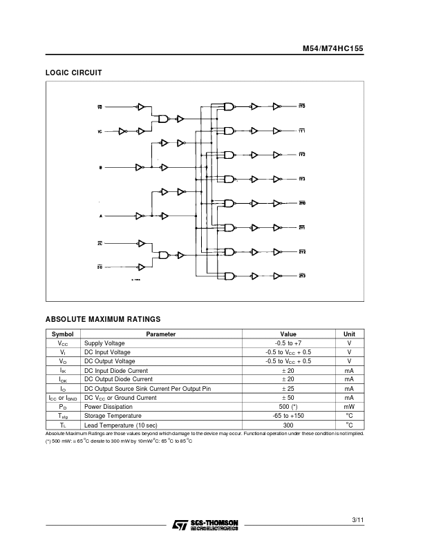 74HC155