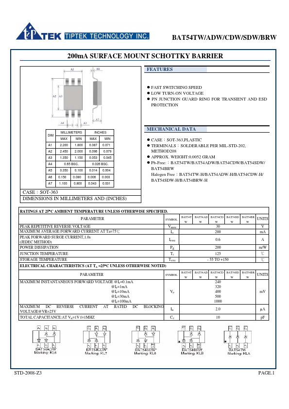 BAT54ADW