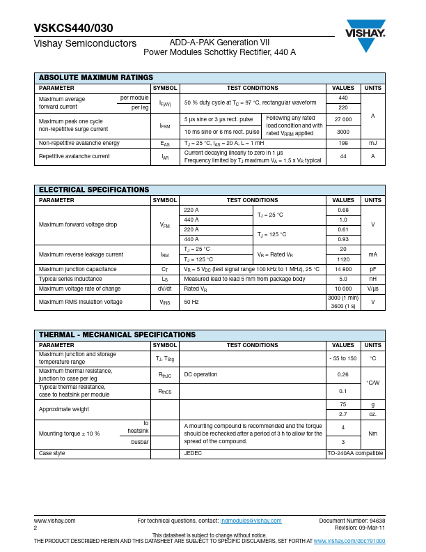 VSKCS440-030