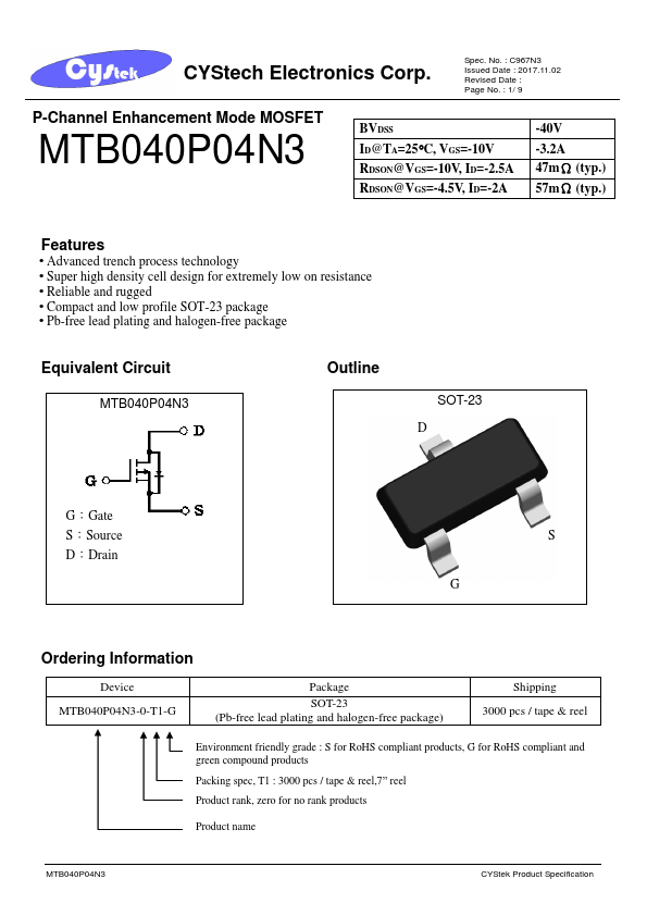 MTB040P04N3