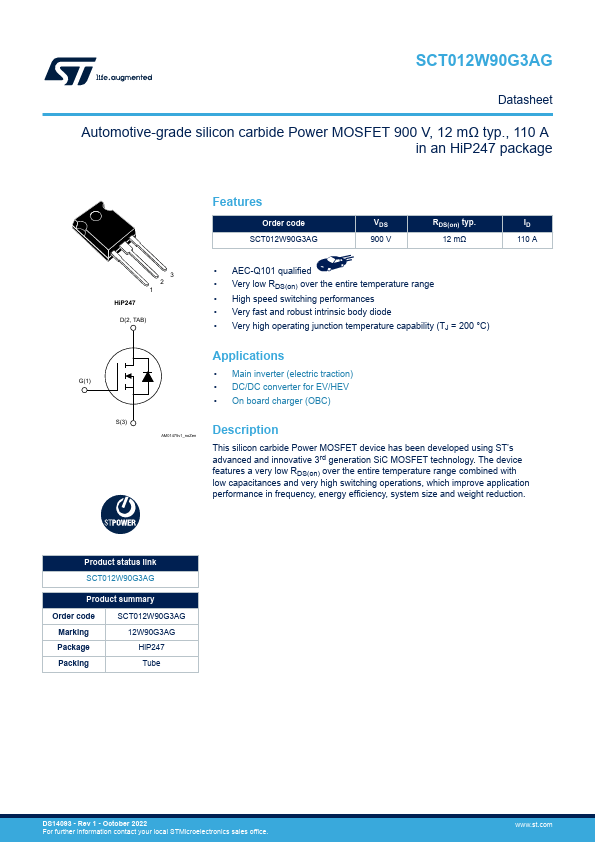 SCT012W90G3AG