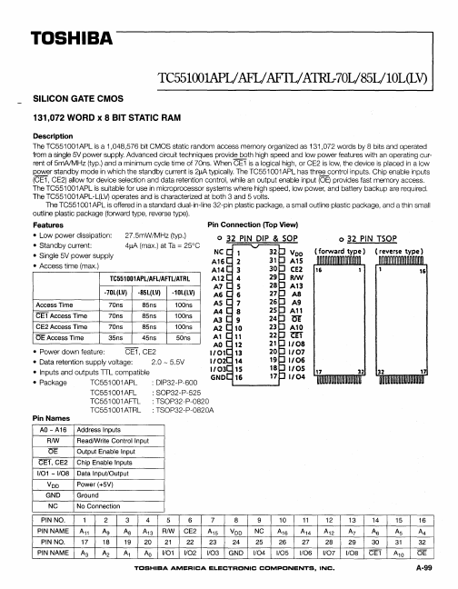 TC551001AFL-10LV