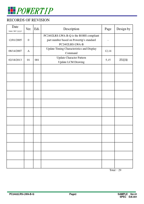 PC2402LRS-LWA-B-Q