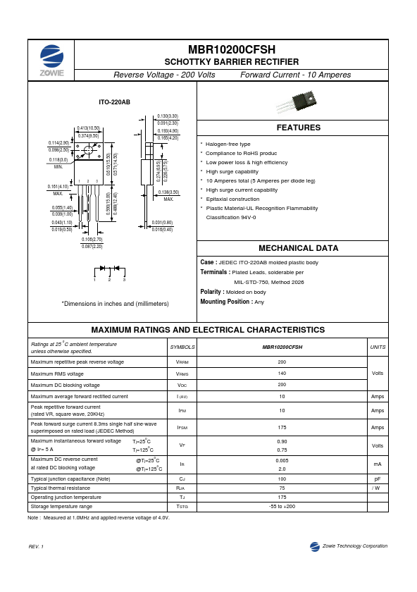 MBR10200CFSH