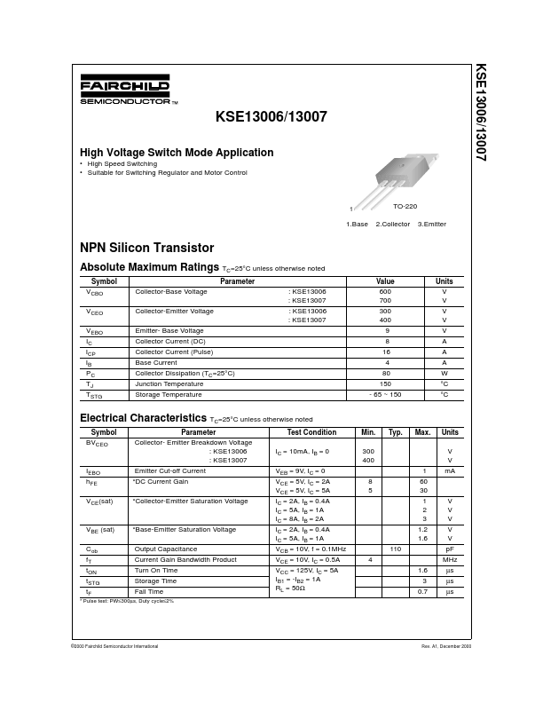 KSE13006