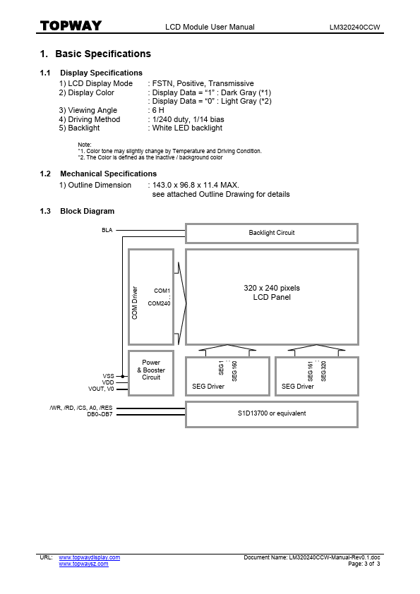 LM320240CCW