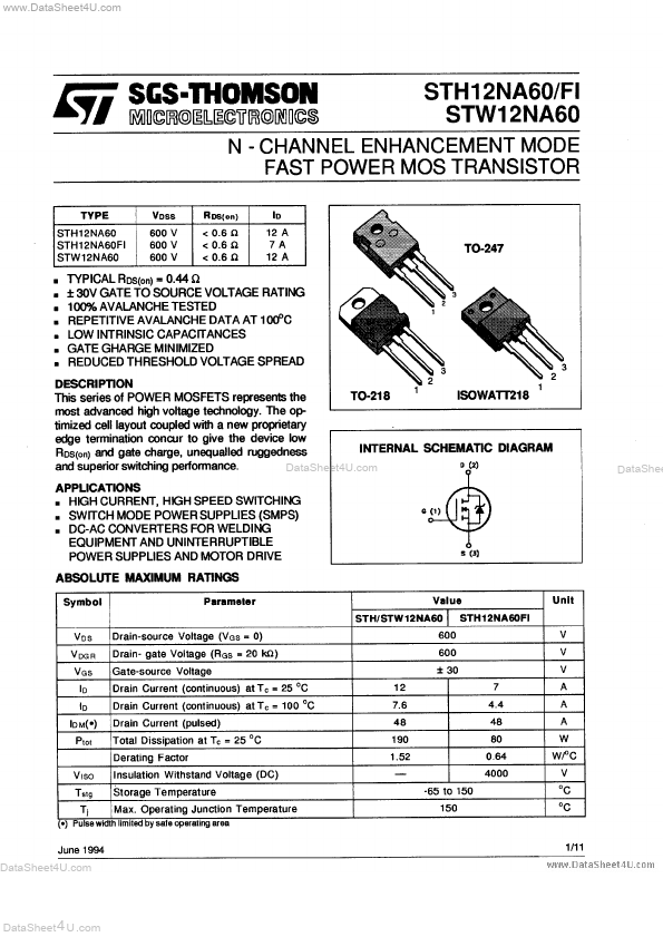 STH12N60