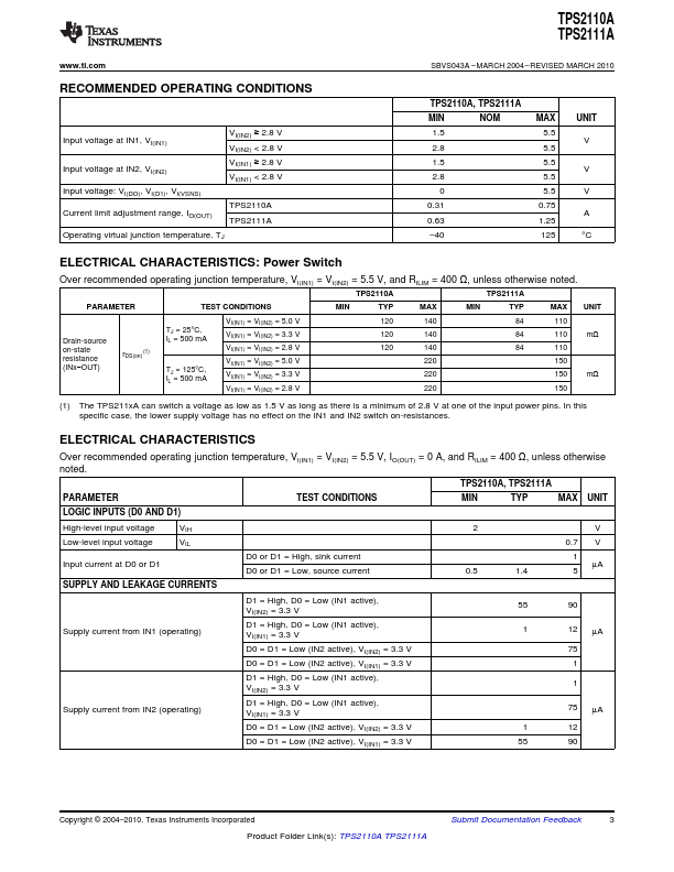 TPS2110A