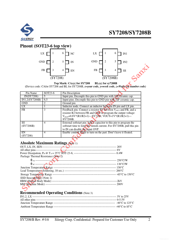 SY7208