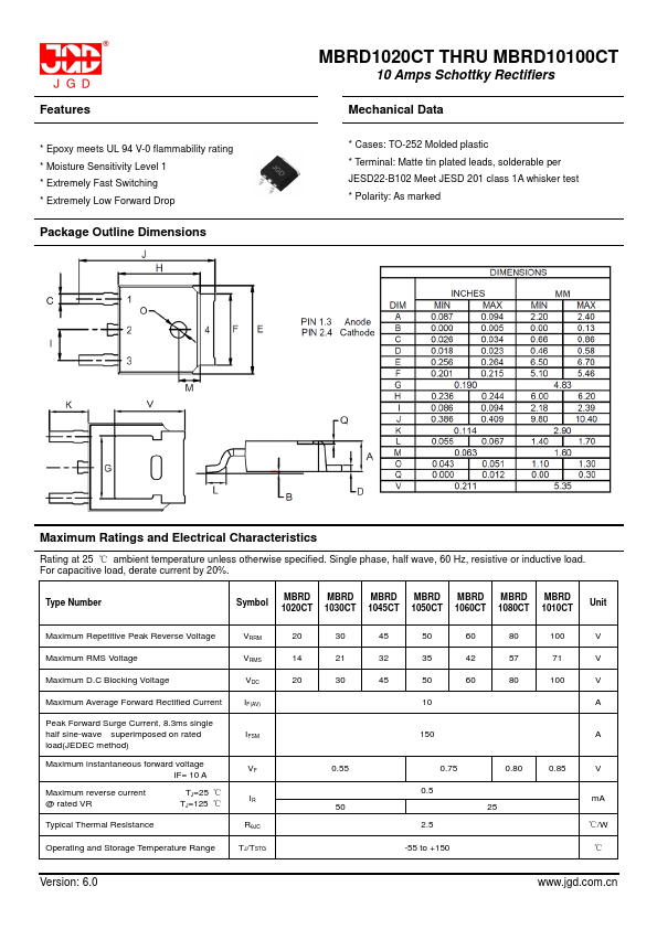 MBRD1020CT