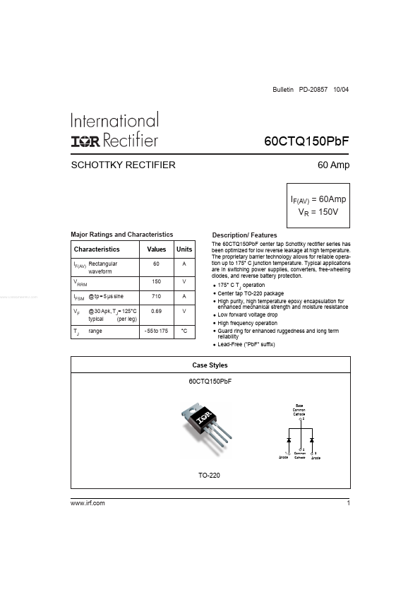 60CTQ150PBF