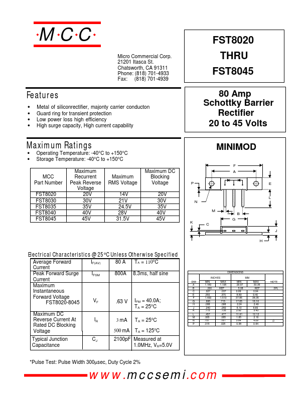 FST8030