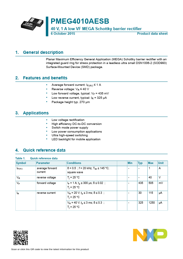 PMEG4010AESB