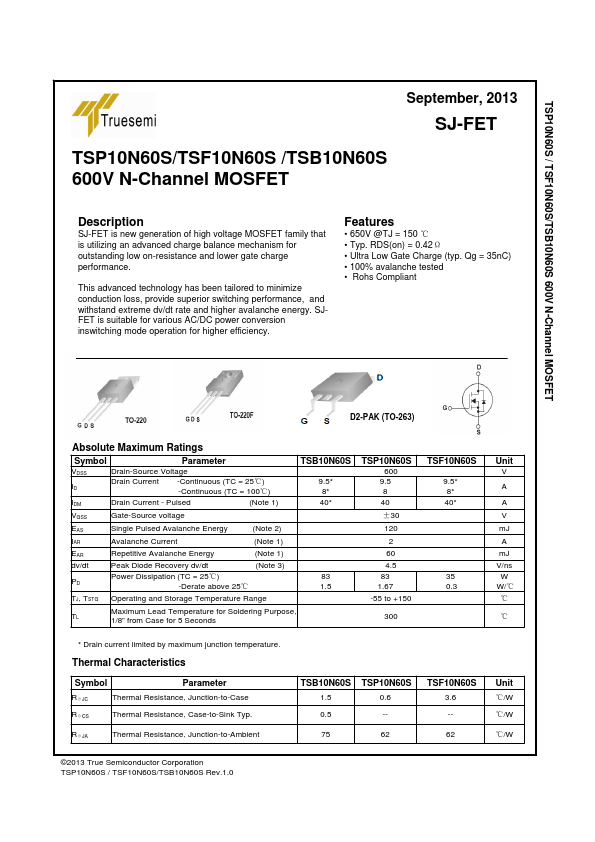 TSP10N60S