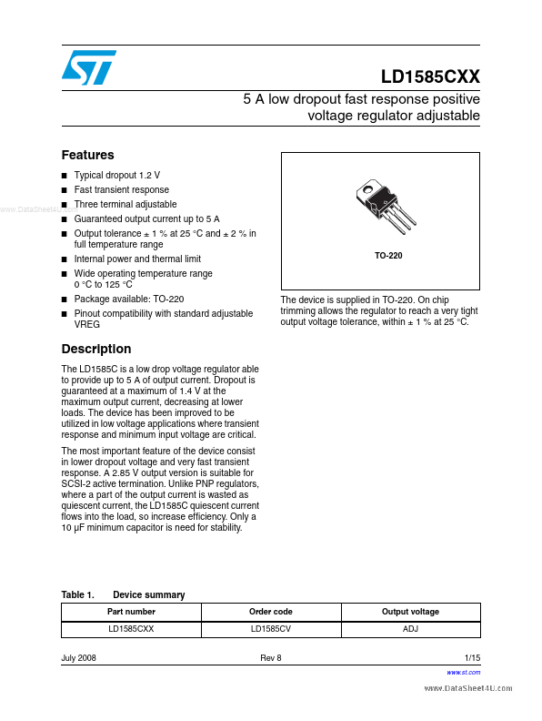 LD1585CV