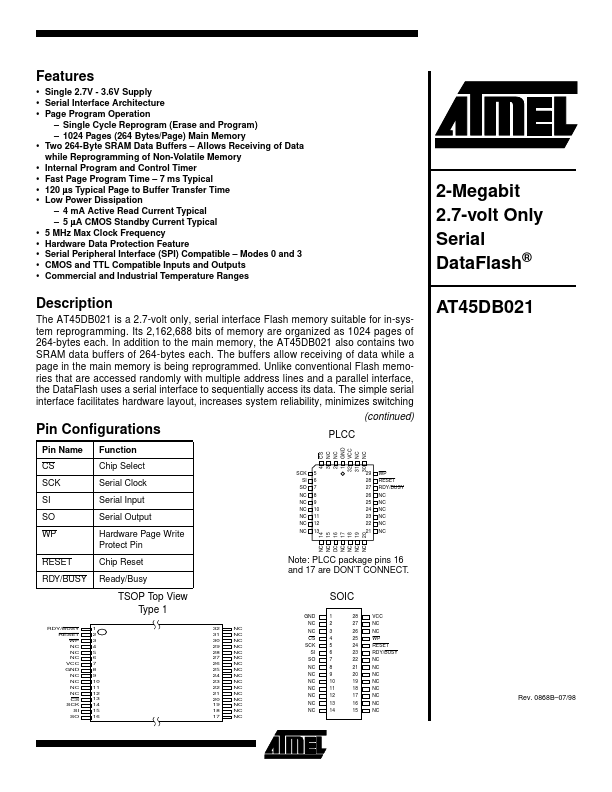 AT45DB021