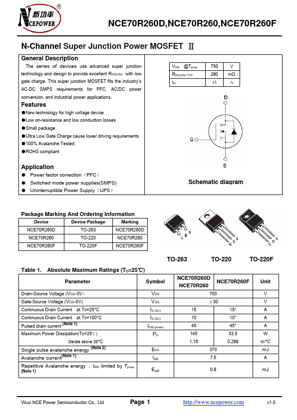 NCE70R260