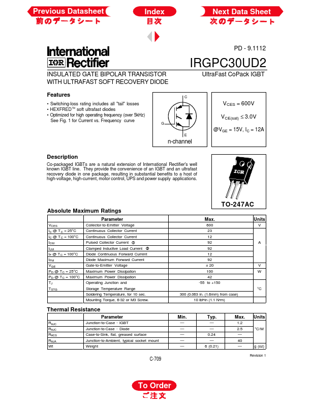 IRGPC30UD2