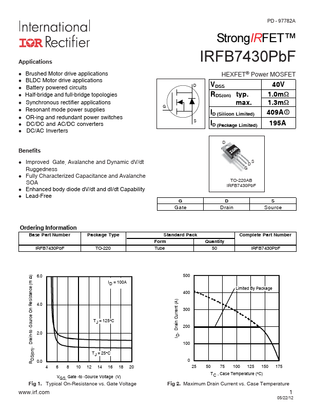 IRFB7430PBF