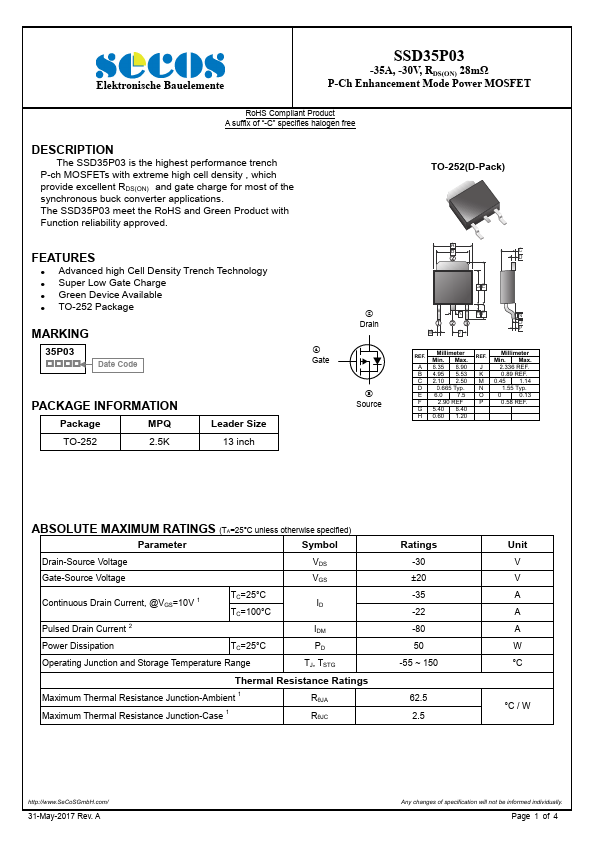 SSD35P03