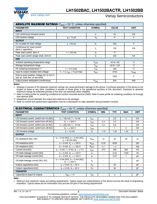 LH1502BAC