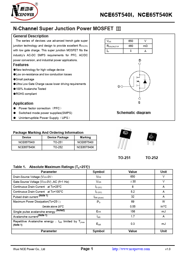 NCE65T540I