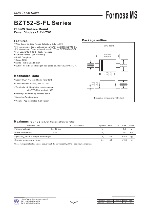 BZT52C62S-FL