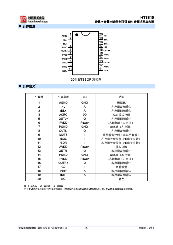 HT6819