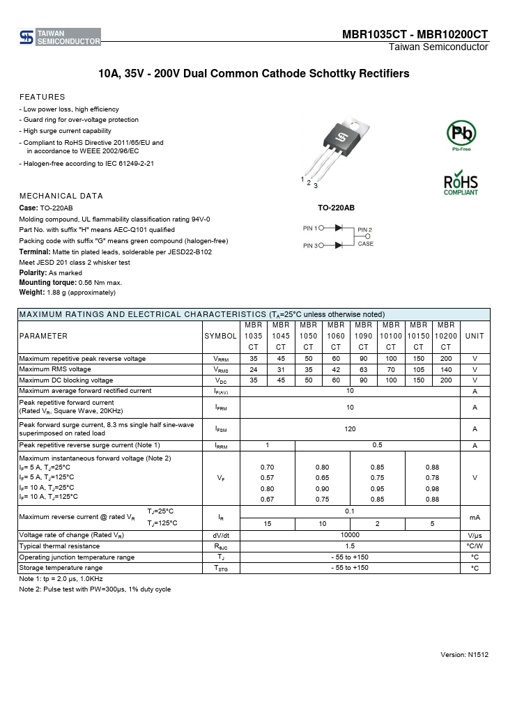 MBR1035CT