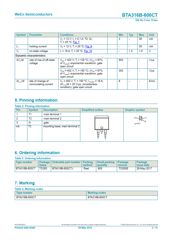 BTA316B-600CT