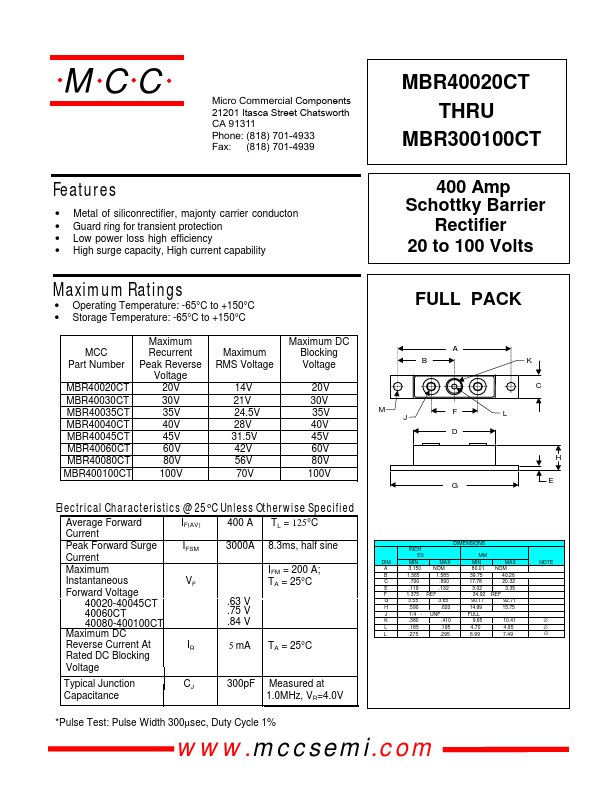 MBR40060CT