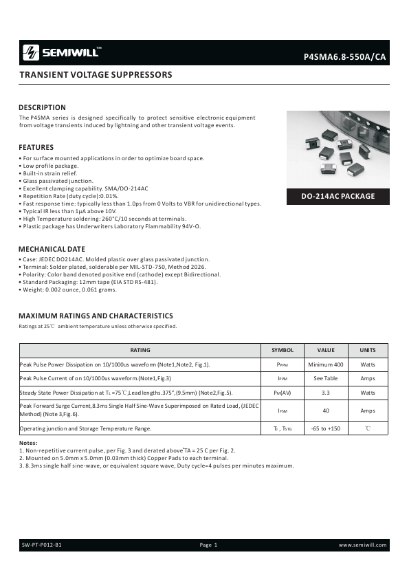 P4SMA130CA