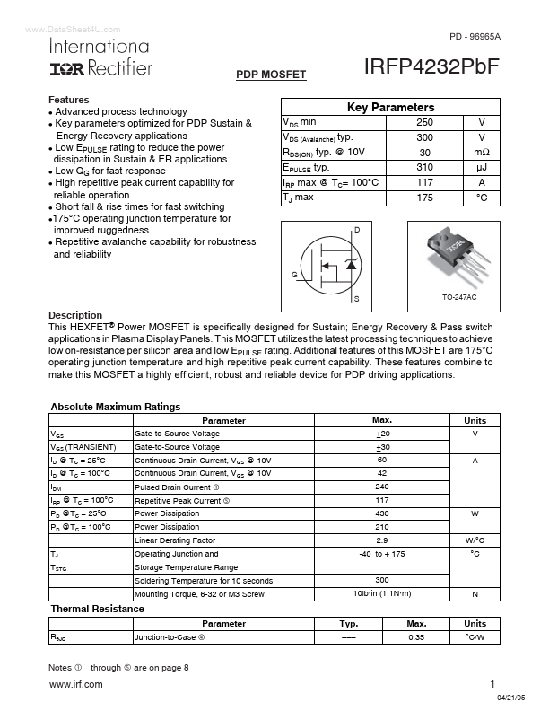 IRFP4232PBF