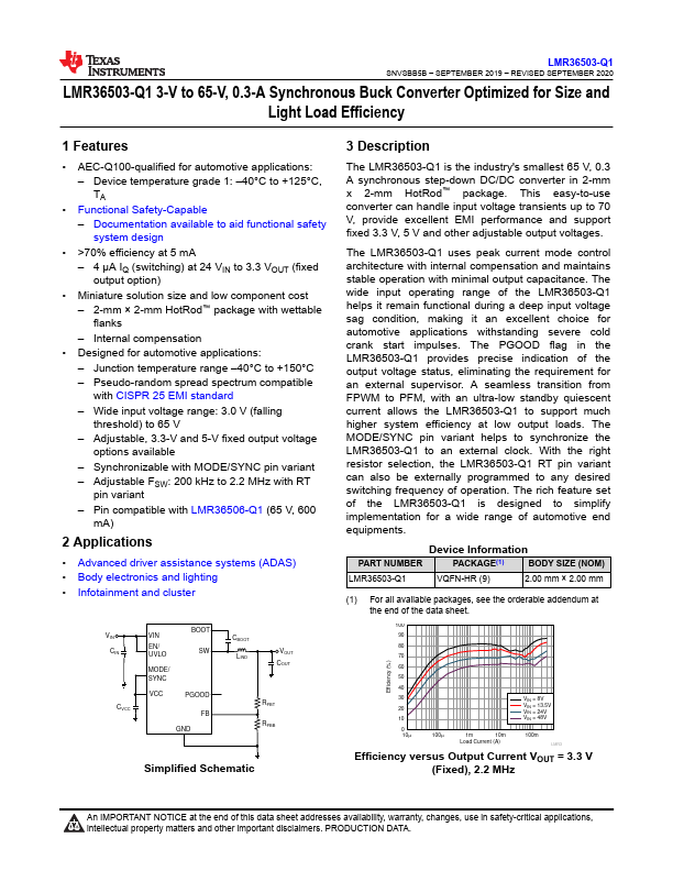 LMR36503-Q1