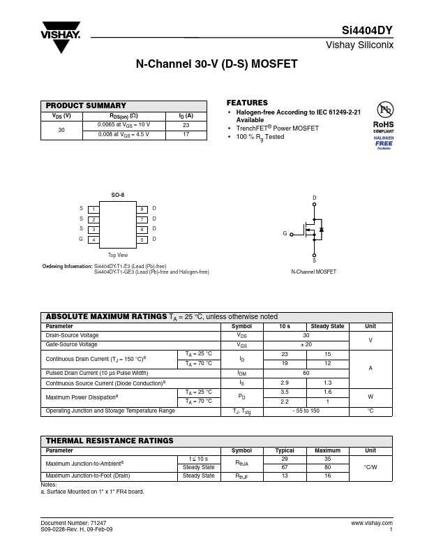 SI4404DY