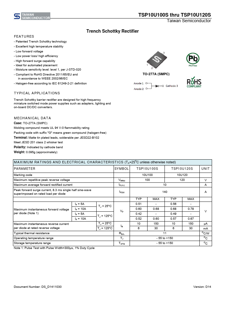 TSP10U120S