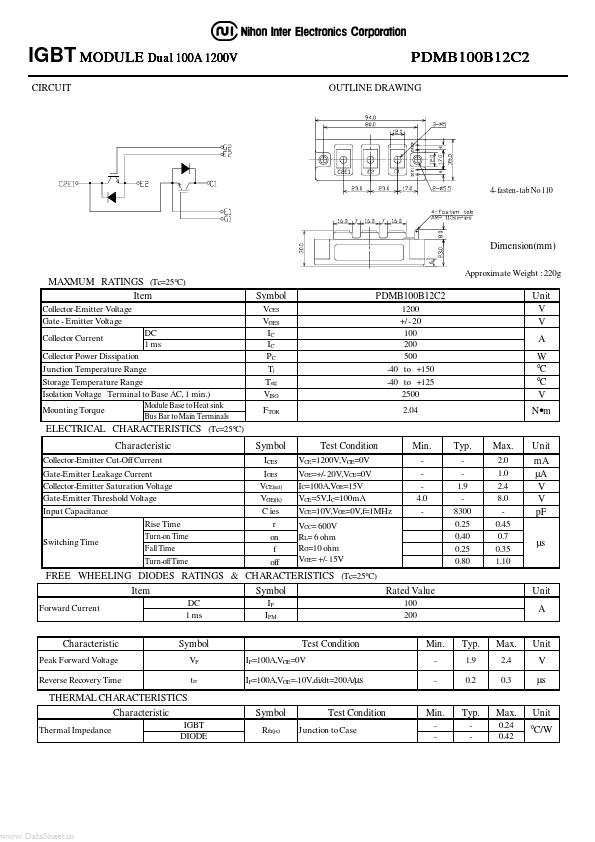 PDMB100B12C2