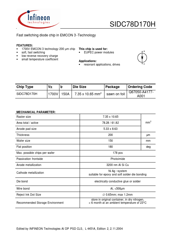 SIDC78D170H