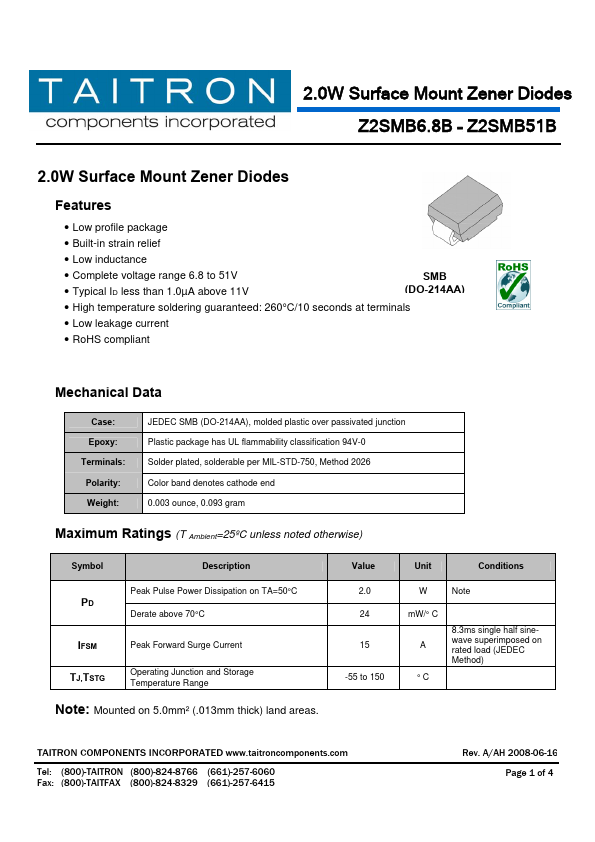 Z2SMB20B