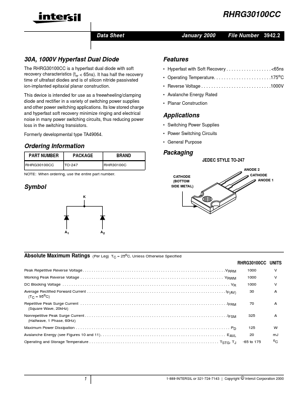 RHRG30100CC