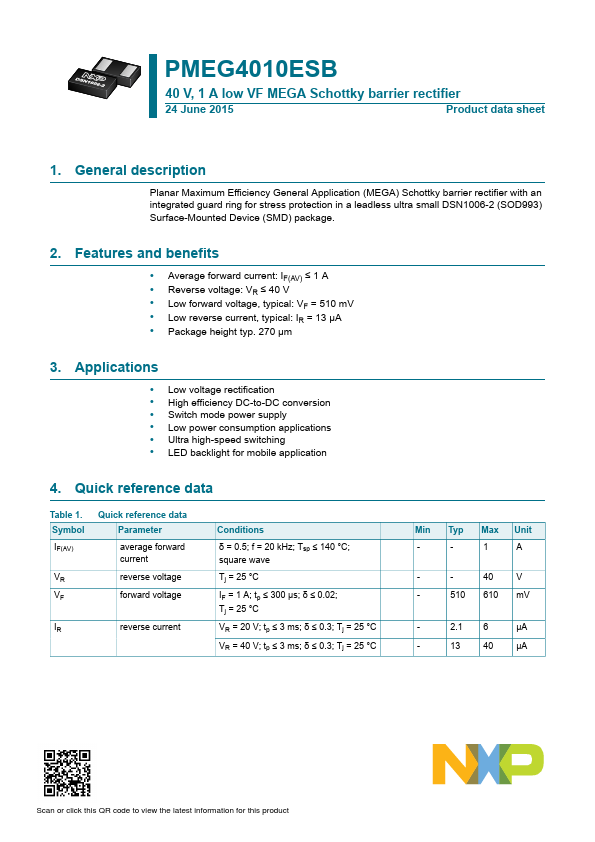 PMEG4010ESB