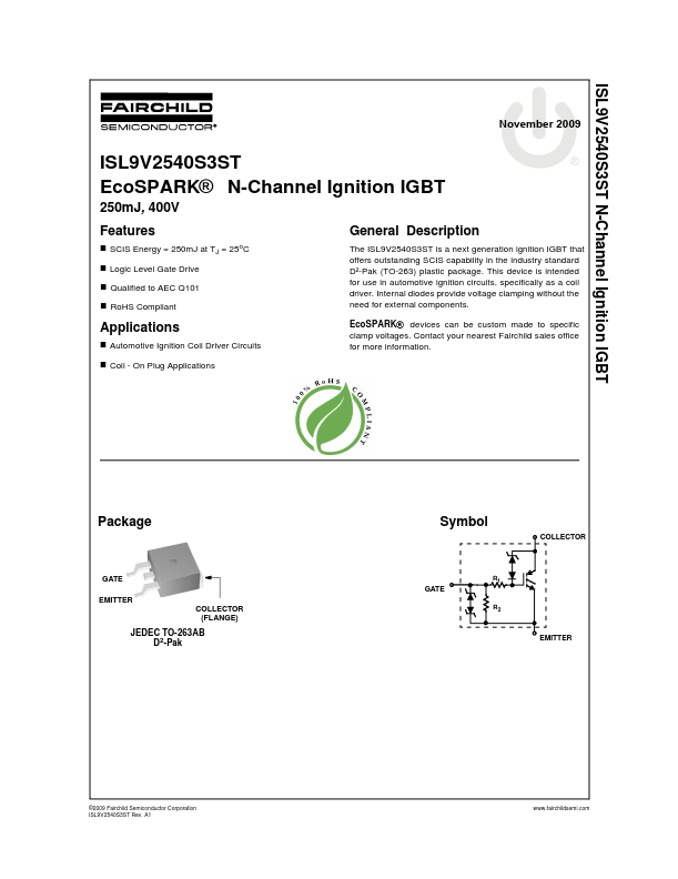 ISL9V2540S3ST