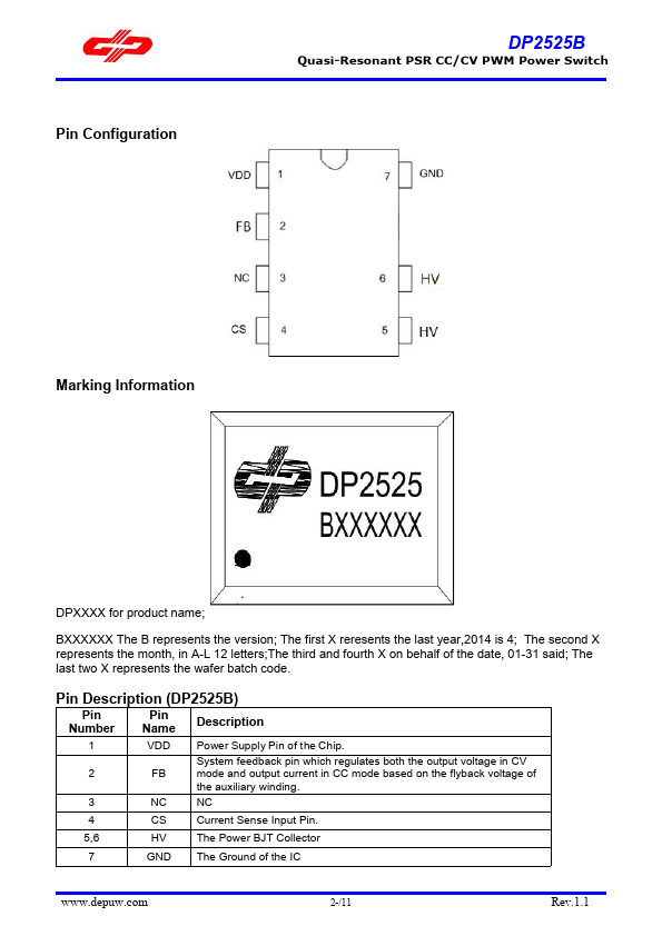 DP2525B