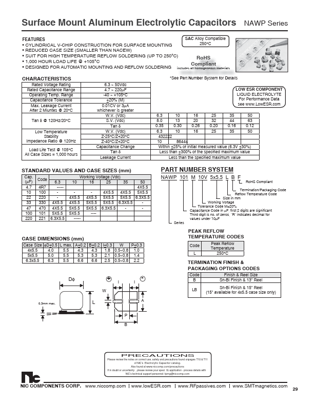 NAWP470M10V5X5.5LBF