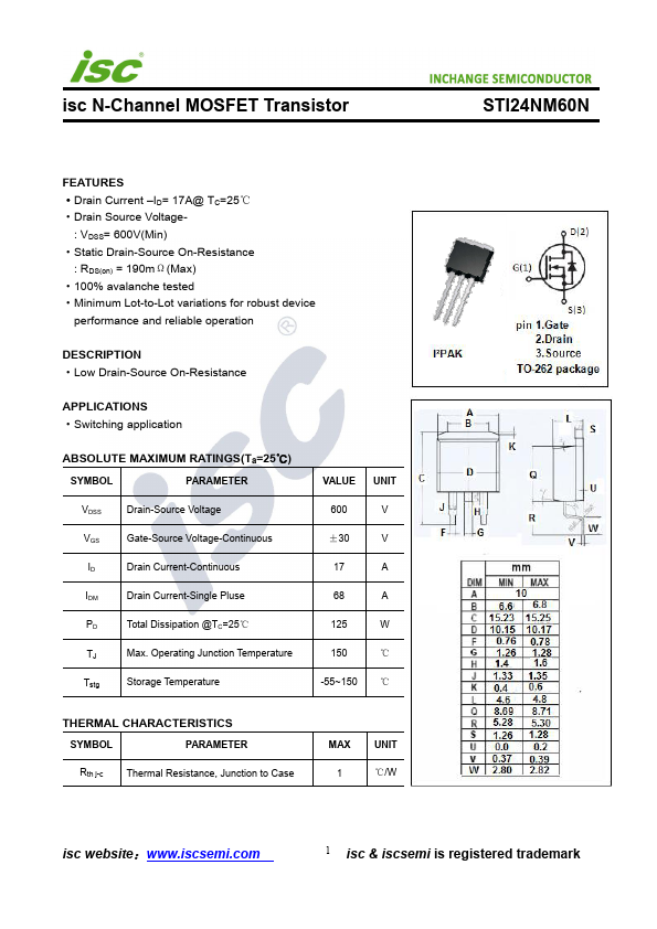 STI24NM60N