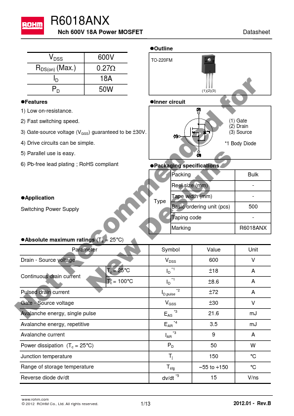 R6018ANX