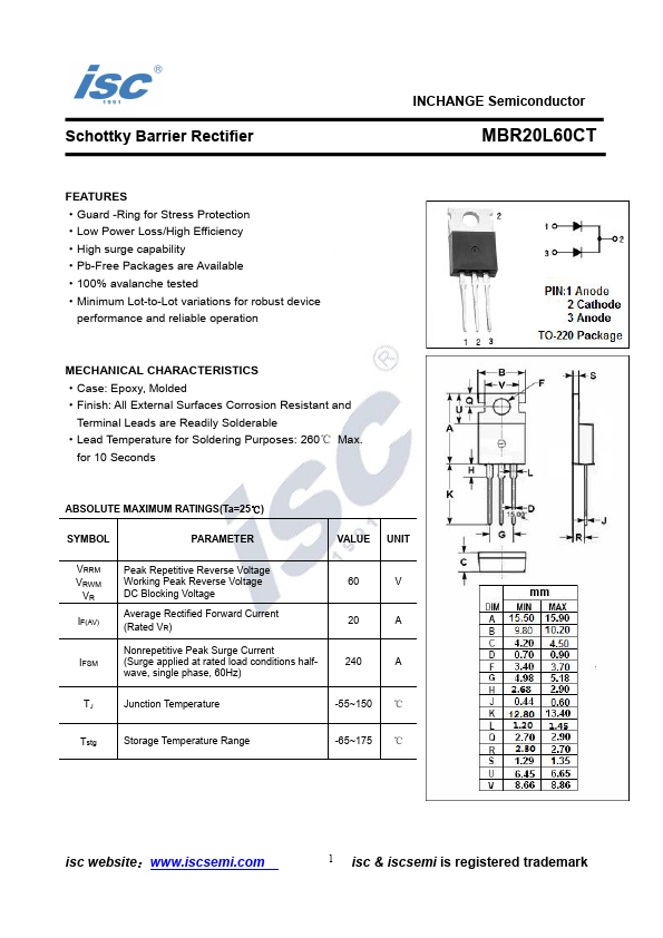 MBR20L60CT