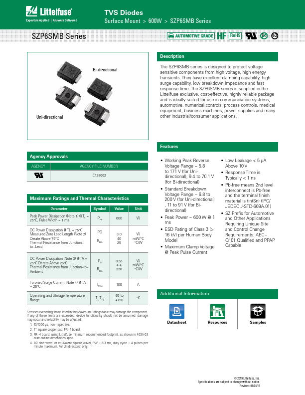 SZP6SMB100AT3G