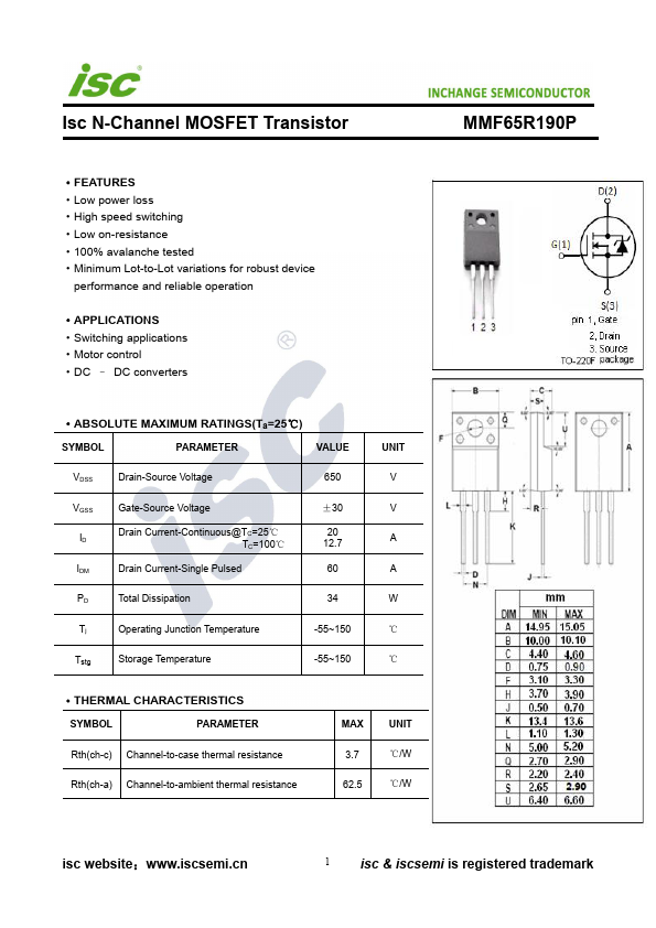 MMF65R190P