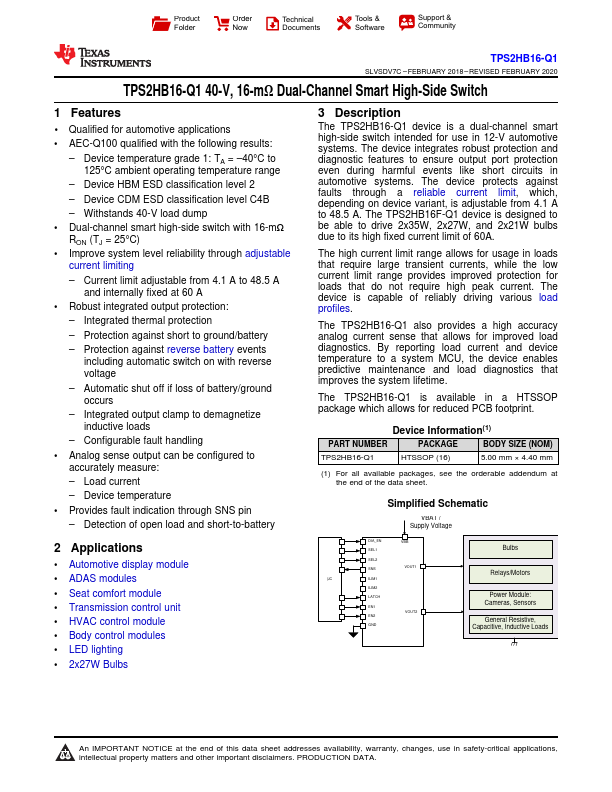 TPS2HB16-Q1